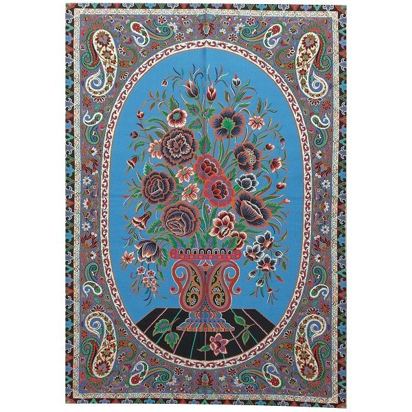 رومیزی تابلوئی ترمه ابریشم کد TRTAB13