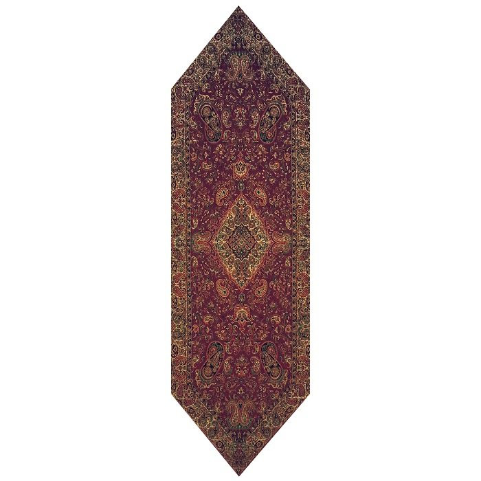 رومیزی رانر ترمه نفیس ابریشم کد TRRA48