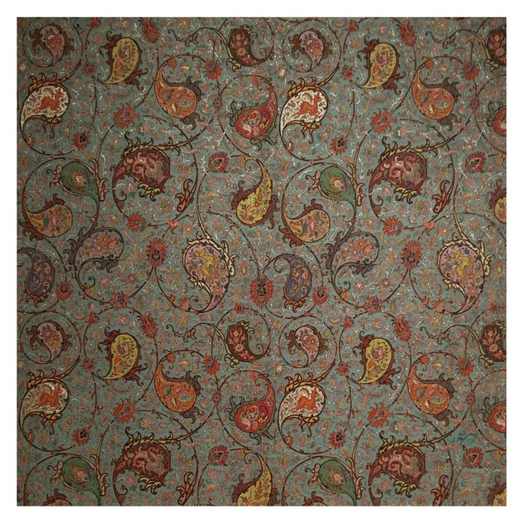 رومیزی مربع ترمه ابریشم کد TRM118