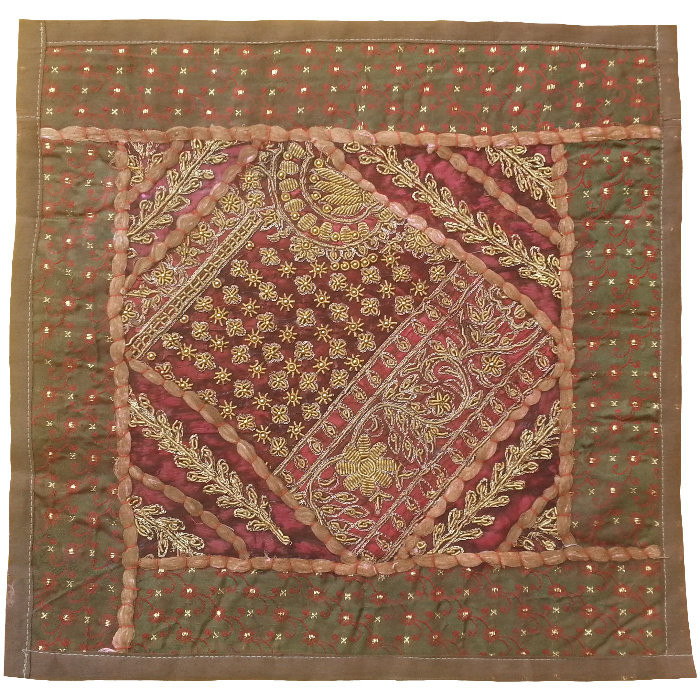 وسط میزی کوچک عسلی سرمه دوزی کد QUSER26