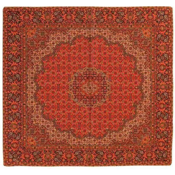 رومیزی مربع ترمه ابریشم کد TRM5