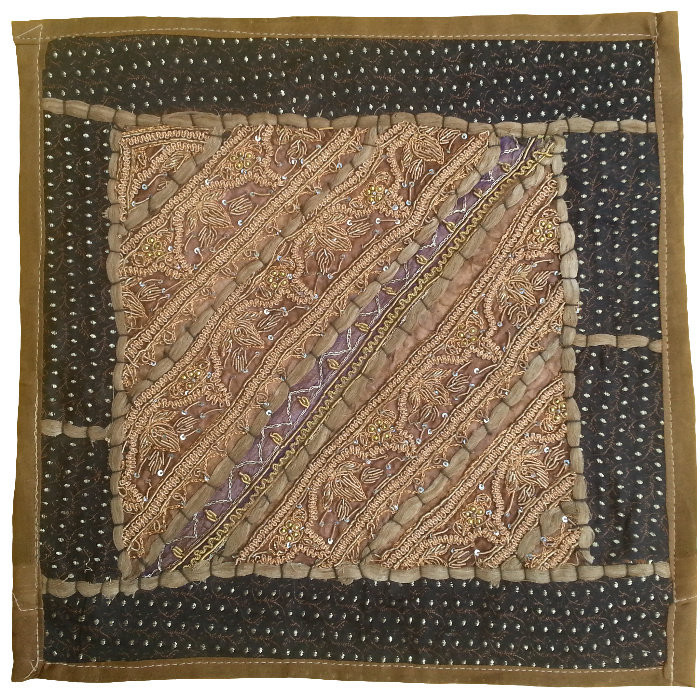 وسط میزی کوچک عسلی سرمه دوزی کد QUSER12