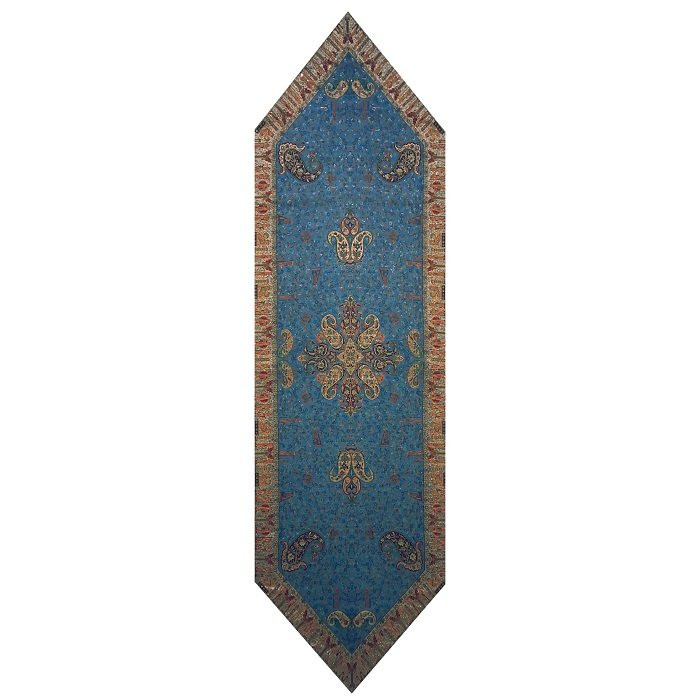 رومیزی رانر ترمه نفیس ابریشم کد TRRA45