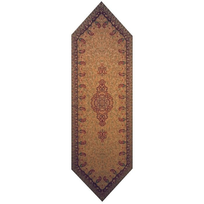 رومیزی رانر ترمه نفیس ابریشم کد TRRA79