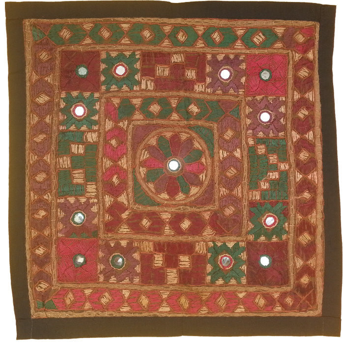 وسط میزی کوچک عسلی سوزن دوزی کد QUSOOZ40