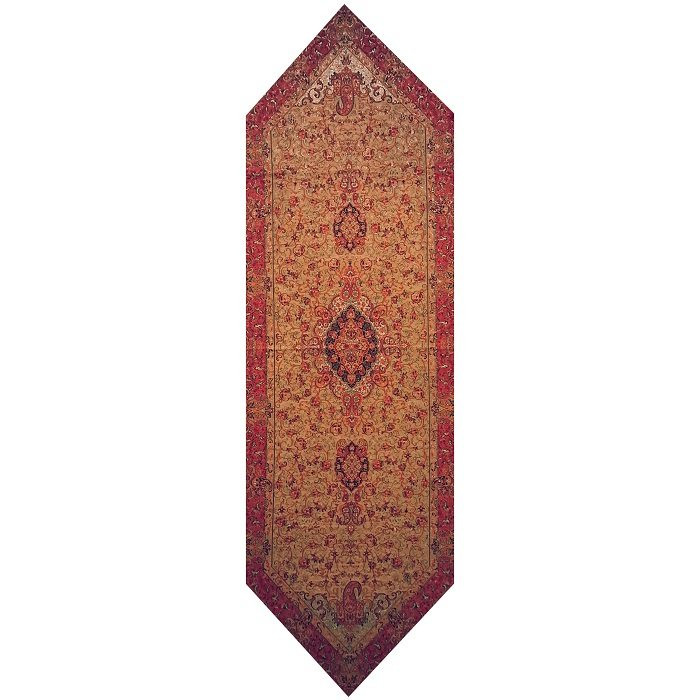 رومیزی رانر ترمه نفیس ابریشم کد TRRA58