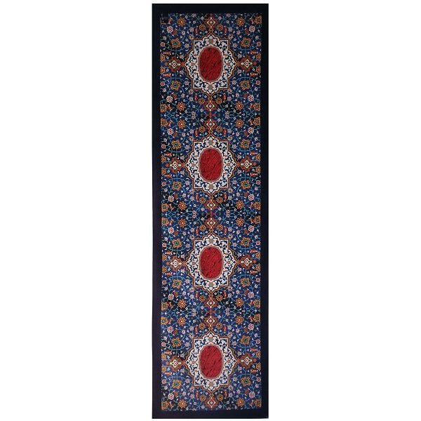رومیزی رانر مخمل کوبیده طرح کاشی کد MAKHRAN8