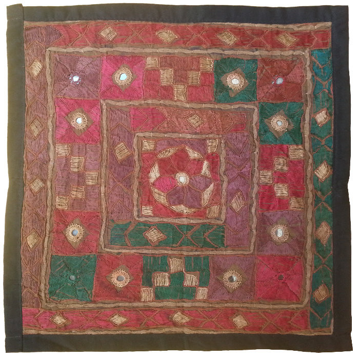 وسط میزی کوچک عسلی سوزن دوزی کد QUSOOZ57