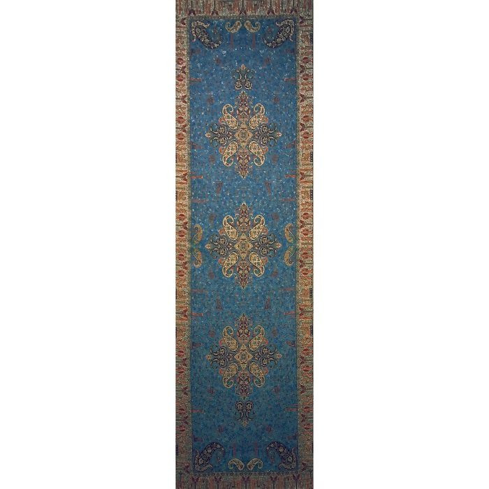 رومیزی رانر ترمه نفیس ابریشم کد TRRA44