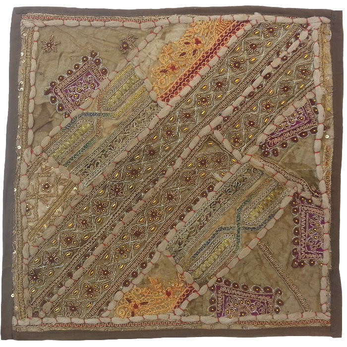 وسط میزی کوچک عسلی سرمه دوزی پرکار کد QUSERPOR14