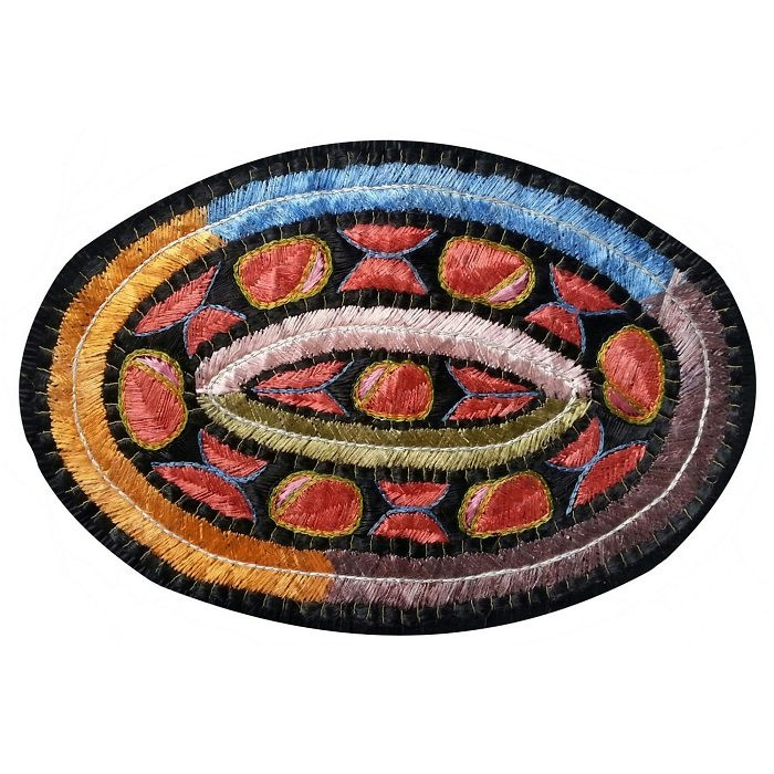 رومیزی عسلی سوزن دوزی ممقان کد MAMA11