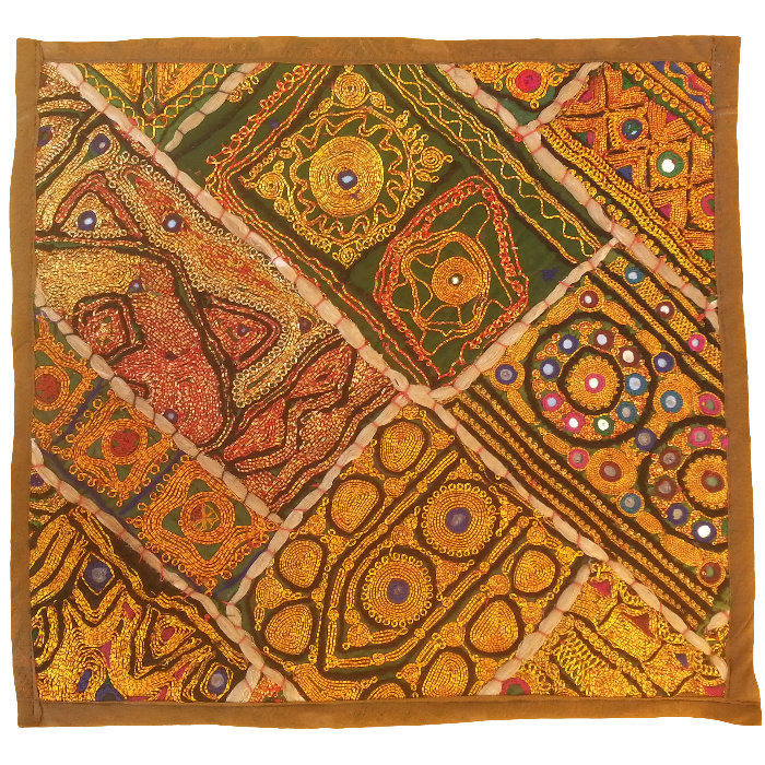 وسط میزی کوچک عسلی سوزن دوزی گلابتون کد QUZAR53