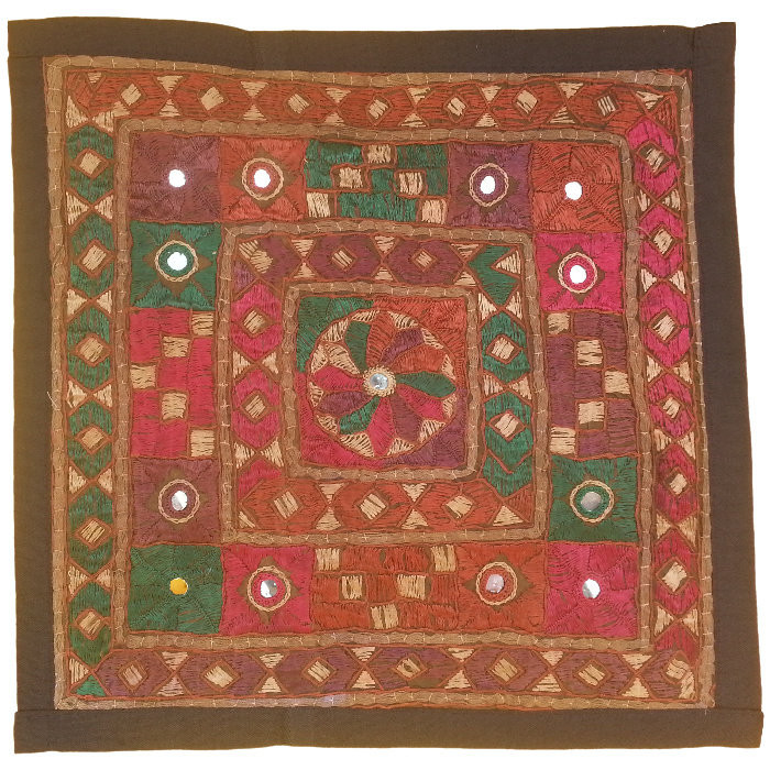 وسط میزی کوچک عسلی سوزن دوزی کد QUSOOZ39
