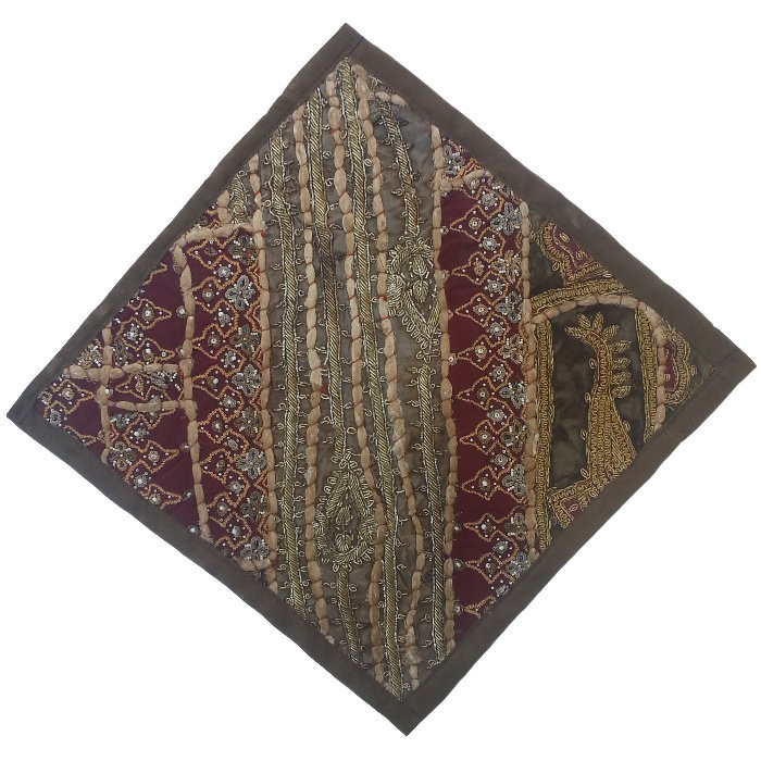 وسط میزی کوچک عسلی سرمه دوزی پرکار کد QUSERPOR6