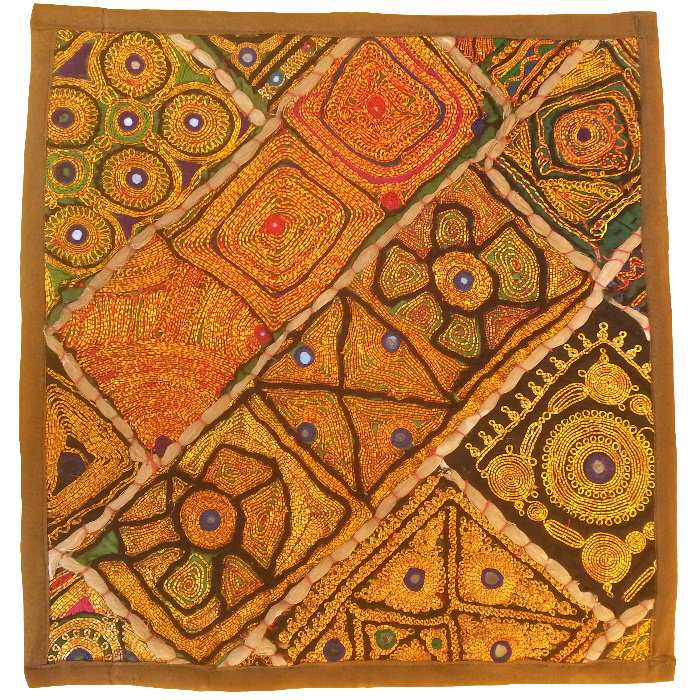 وسط میزی کوچک عسلی سوزن دوزی گلابتون کد QUZAR52
