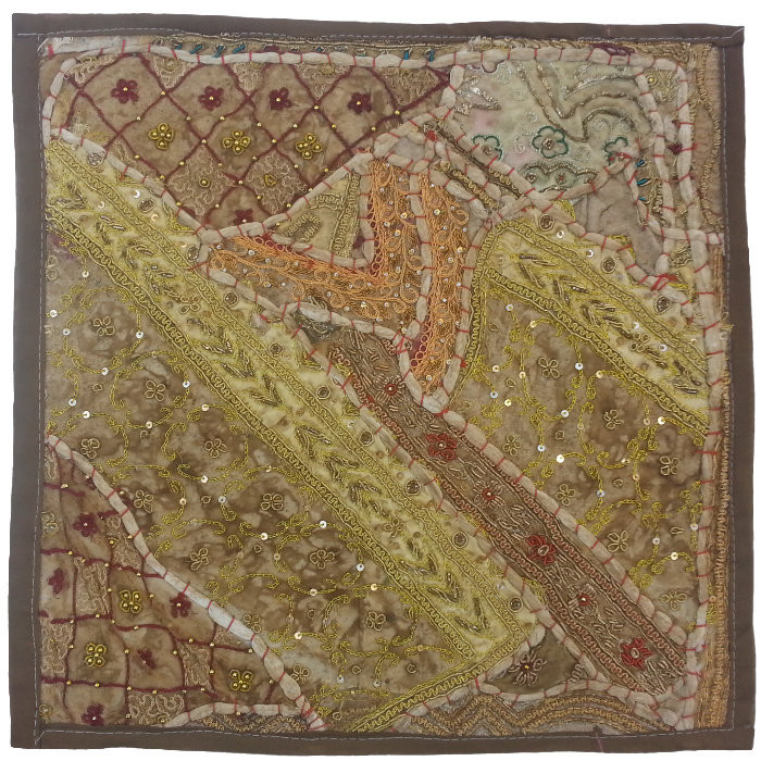وسط میزی کوچک عسلی سرمه دوزی پرکار کد QUSERPOR3