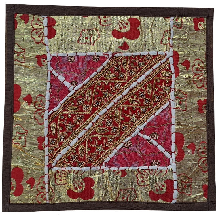 وسط میزی کوچک عسلی کد SER۷۲ سرمه دوزی ظریف و زیبا آستردار