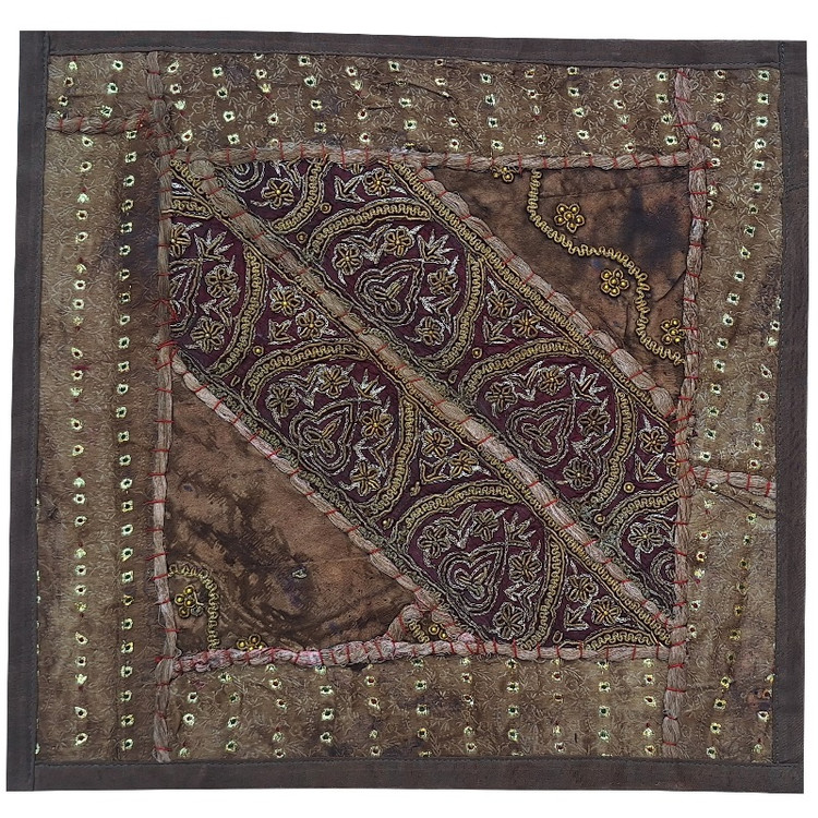 وسط میزی کوچک عسلی کد SER۱۳۸ سرمه دوزی ظریف و زیبا آستردار