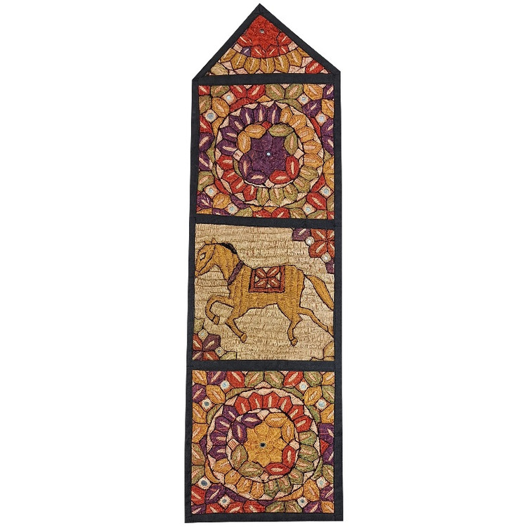دیوارکوب ۳ جیبه کد JAAB۲۳ سوزن دوزی ابریشم