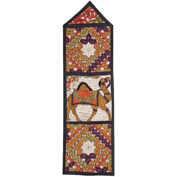 دیوارکوب ۳ جیبه کد JAAB۱۰۴SHRCOLOR سوزن دوزی ابریشم