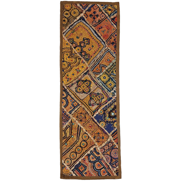 رومیزی مستطیل باریک سوزن دوزی گلابتون کد ZARIRAN۱۹