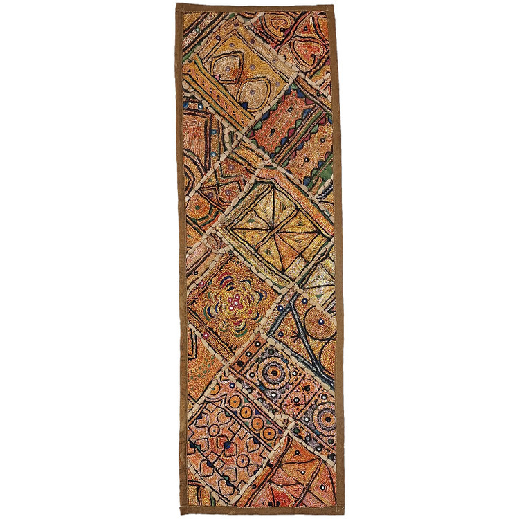 رومیزی مستطیل باریک سوزن دوزی گلابتون کد ZARIRAN۲۲