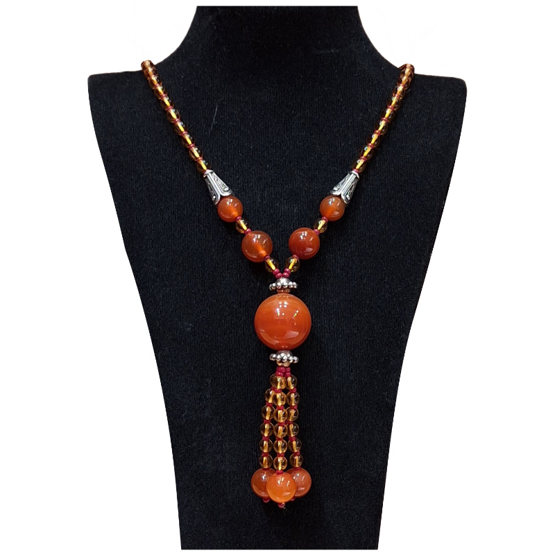 گردنبند سنگی زنانه کد GARSANAGH9